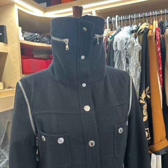 D&G Black Peacoat Size 42 - Picture 9 of 13